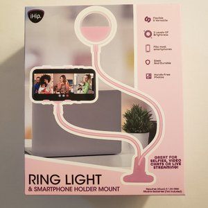 Smartphone Holder With Ring Light